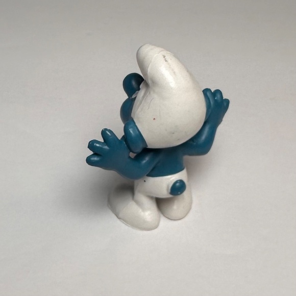 Vintage Naughty Smurf figurine by Bully, 1980's Hong Kong - Picture 5 of 7